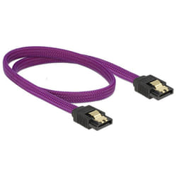 DeLOCK 83691 câble SATA 0,5 m SATA 7-pin Violet