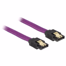 DeLOCK 83691 câble SATA 0,5 m SATA 7-pin Violet