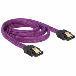 DeLOCK 83692 câble SATA 1 m SATA 7-pin Violet
