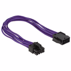 DeLOCK 0.3m 8-pin EPS M/F, 0,3 m, EPS (8-pin), 8-pin EPS12V, Mâle, Femelle, Droit