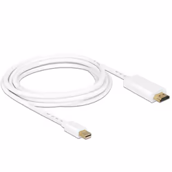 DeLOCK 83708 câble vidéo et adaptateur 3 m Mini DisplayPort HDMI Blanc
