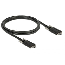 DeLOCK 83720 câble USB 1 m USB 3.2 Gen 2 (3.1 Gen 2) USB C Noir