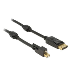 DeLOCK 83721 câble DisplayPort 1 m Mini DisplayPort Noir