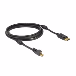 DeLOCK 83722 câble DisplayPort 2 m Mini DisplayPort Noir