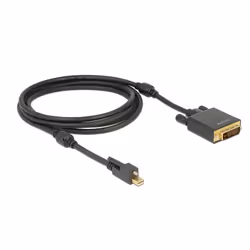 DeLOCK 83726 câble vidéo et adaptateur 2 m Mini DisplayPort DVI Noir