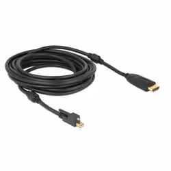 DeLOCK 83732 câble vidéo et adaptateur 5 m Mini DisplayPort HDMI Noir