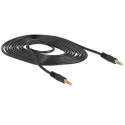 DeLOCK 3.5 mm, 2m câble audio 3,5mm Noir