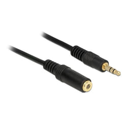 DeLOCK 83766 câble audio 2 m 3,5mm Noir