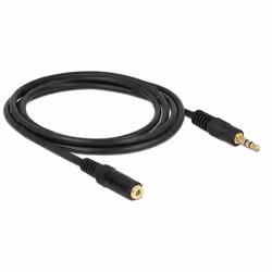 DeLOCK 83766 câble audio 2 m 3,5mm Noir