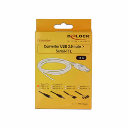 DeLOCK 1.8m USB 2.0-A/2.5mm câble audio 1,8 m 2,5 mm USB Type-A Noir