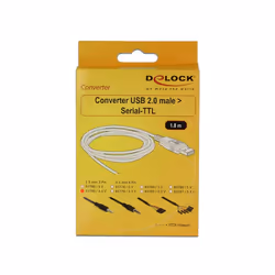 DeLOCK 1.8m USB 2.0-A/2.5mm câble audio 1,8 m 2,5 mm USB Type-A Noir