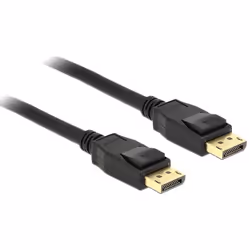 DeLOCK 5m Displayport 1.2a Noir
