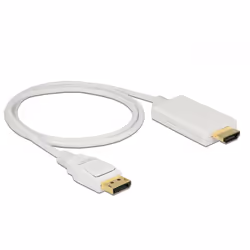DeLOCK 83817, 1 m, DisplayPort, HDMI, Mâle, Mâle, Droit