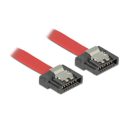DeLOCK 0.3m SATA III câble SATA 0,3 m SATA 7-pin Rouge