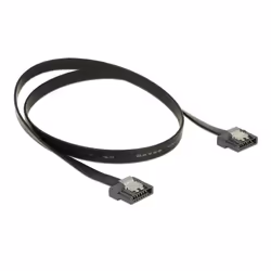 DeLOCK 0.5m SATA III câble SATA 0,5 m SATA 7-pin Noir