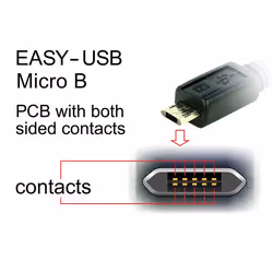 DeLOCK 83851 câble USB 3 m USB 2.0 USB A Micro-USB B Noir