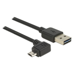 DeLOCK 83853 câble USB 2 m USB 2.0 USB A Micro-USB B Noir