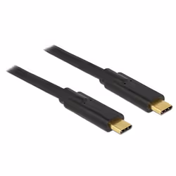 DeLOCK 83868, 4 m, USB C, USB C, USB 2.0, 480 Mbit/s, Noir