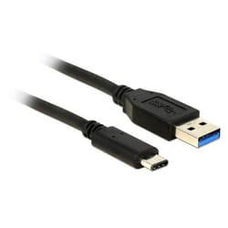DeLOCK 0.5m USB3.1-C/USB3.1-A câble USB 0,5 m USB 3.2 Gen 2 (3.1 Gen 2) USB A USB C Noir