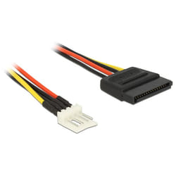 DeLOCK 0.4m SATA 15p / 4p 0,4 m