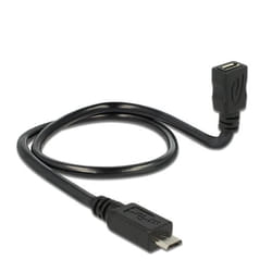 DeLOCK 83925 câble USB 0,5 m USB 2.0 Micro-USB B USB C Noir