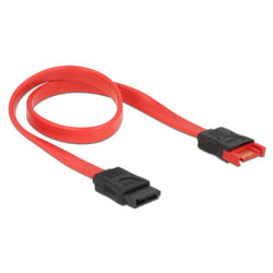 DeLOCK 83953 câble SATA 0,3 m SATA 7-pin Noir, Rouge