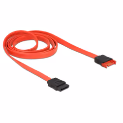 DeLOCK 83956 câble SATA 1 m SATA 7-pin Noir, Rouge