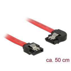 DeLOCK 83964 câble SATA 0,5 m SATA 7-pin Noir, Rouge