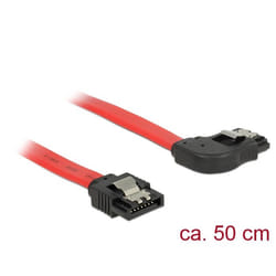DeLOCK 83969 câble SATA 0,5 m SATA 7-pin Noir, Rouge
