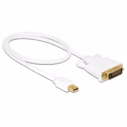 DeLOCK 83986 câble vidéo et adaptateur 0,5 m Mini DisplayPort DVI-D Blanc