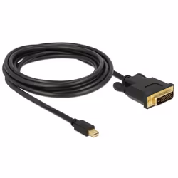 DeLOCK 83990 câble vidéo et adaptateur 3 m Mini DisplayPort DVI-D Noir