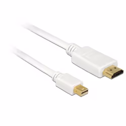 DeLOCK 83992, 0,5 m, Mini DisplayPort, HDMI, Mâle, Mâle, Or