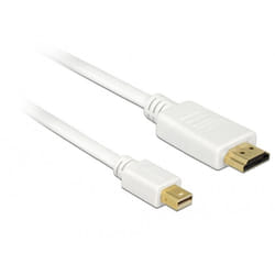DeLOCK 83992 0,5 m Mini DisplayPort HDMI Noir