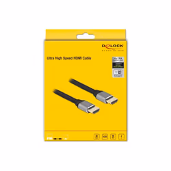 DeLOCK 83996 câble HDMI 2 m HDMI Type A (Standard) Noir, Gris