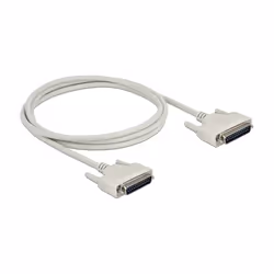 DeLOCK 84231, Beige, 2 m, D-Sub 25 Pin, D-Sub 25 Pin, Mâle, Mâle