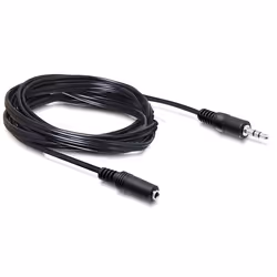 DeLOCK 3.5mm - 3.5mm, 5m, 3,5mm, Mâle, 3,5mm, Femelle, 5 m, Noir