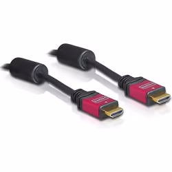 DeLOCK HDMI 1.3b Cable 3.0m, 3 m, HDMI Type A (Standard), HDMI Type A (Standard), Noir