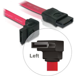 DeLOCK SATA Cable - 0.22m câble SATA 0,22 m Rouge