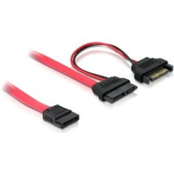 DeLOCK SATA cable, 0.5m câble SATA 0,5 m Rouge