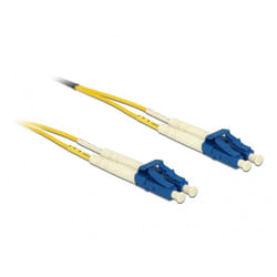DeLOCK 84613 câble de fibre optique 10 m LC OS2 Jaune