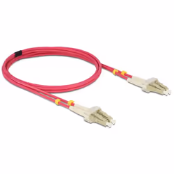 DeLOCK LC - LC, 2m câble de fibre optique Violet