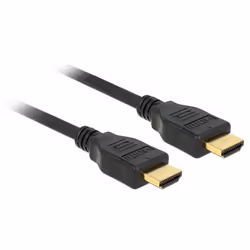DeLOCK 84714, 2 m, HDMI Type A (Standard), HDMI Type A (Standard), 4096 x 2160 pixels, 18 Gbit/s, Noir
