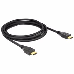 DeLOCK 84714 câble HDMI 2 m HDMI Type A (Standard) Noir
