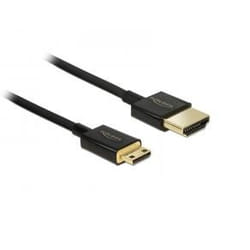 DeLOCK HDMI-A/HDMI Mini-C, 3 m câble HDMI HDMI Type A (Standard) HDMI Type C (Mini) Noir