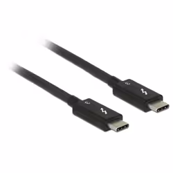 DeLOCK 84846, 1,5 m, USB C, USB C, USB 3.2 Gen 2 (3.1 Gen 2), Mâle/Mâle, Noir