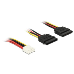 DeLOCK 0.3m, Floppy 4p/2x SATA 15p 0,3 m