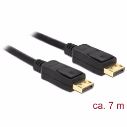 DeLOCK 84860, 7 m, DisplayPort, DisplayPort, Mâle, Mâle, 3840 x 2160 pixels