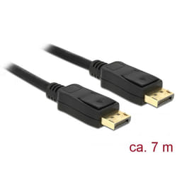 DeLOCK 84860 câble DisplayPort 7 m Noir