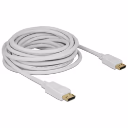 DeLOCK 84861 câble DisplayPort 7 m Blanc