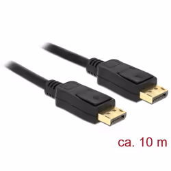 DeLOCK 84862, 10 m, DisplayPort, DisplayPort, Mâle, Mâle, 3840 x 2160 pixels